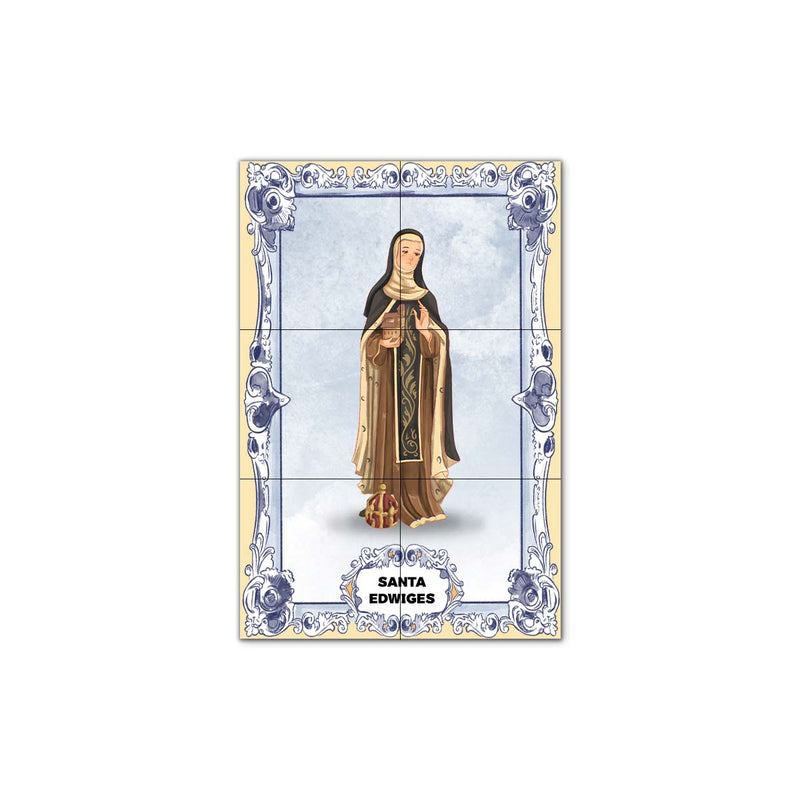 Saint Hedwig Tile Panel 30 cm x 45 cm