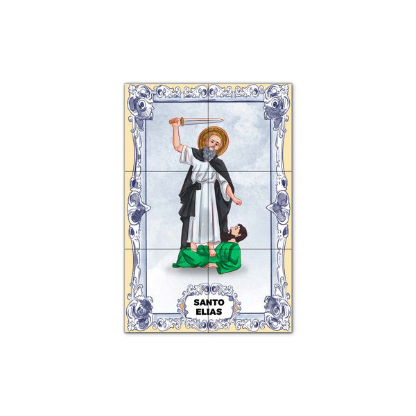 Saint Elijah Tile Panel 30 cm x 45 cm