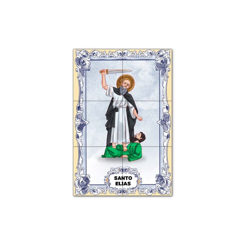 Saint Elijah Tile Panel 30 cm x 45 cm