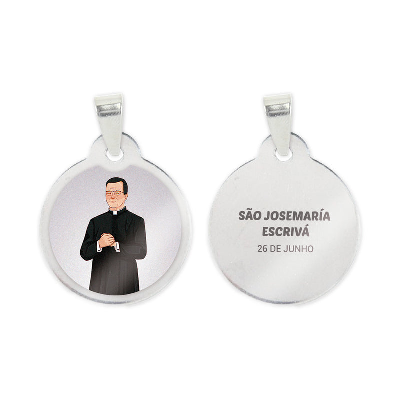 Saint Josemaría Escrivá Steel Medal