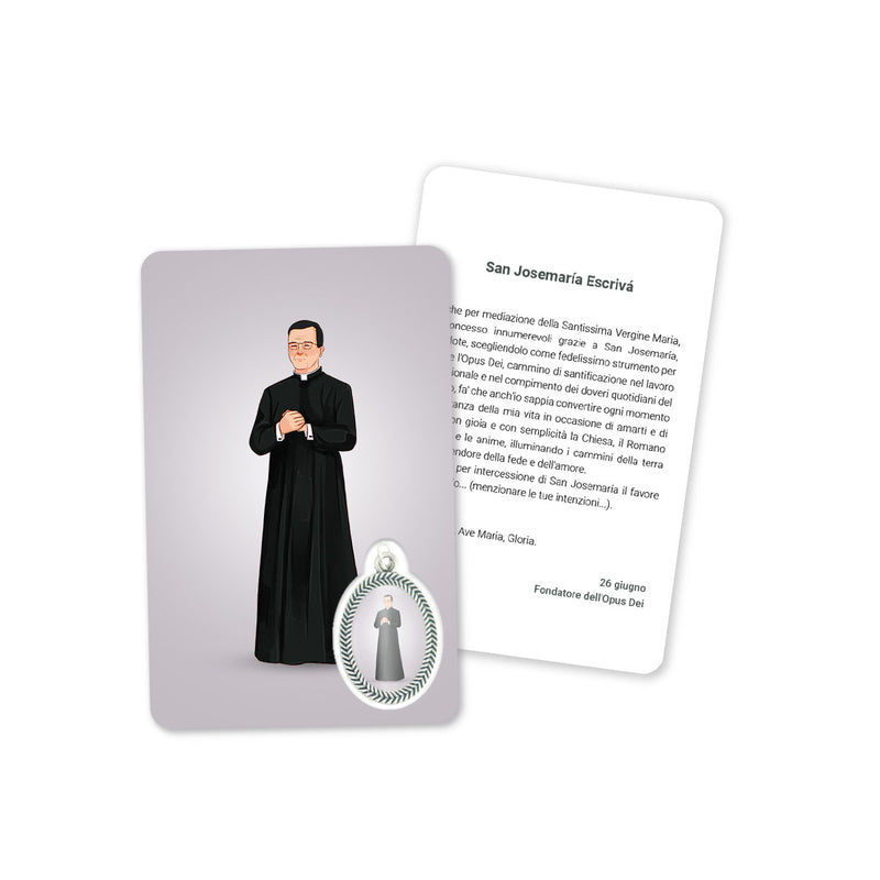 Prayer's Card to Saint Josemaía Escrivá