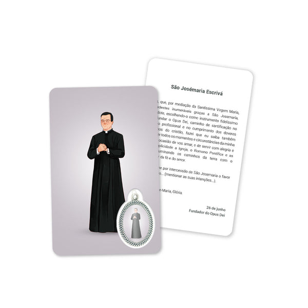 Karta modlitewna do św. Josemaíi Escrivy