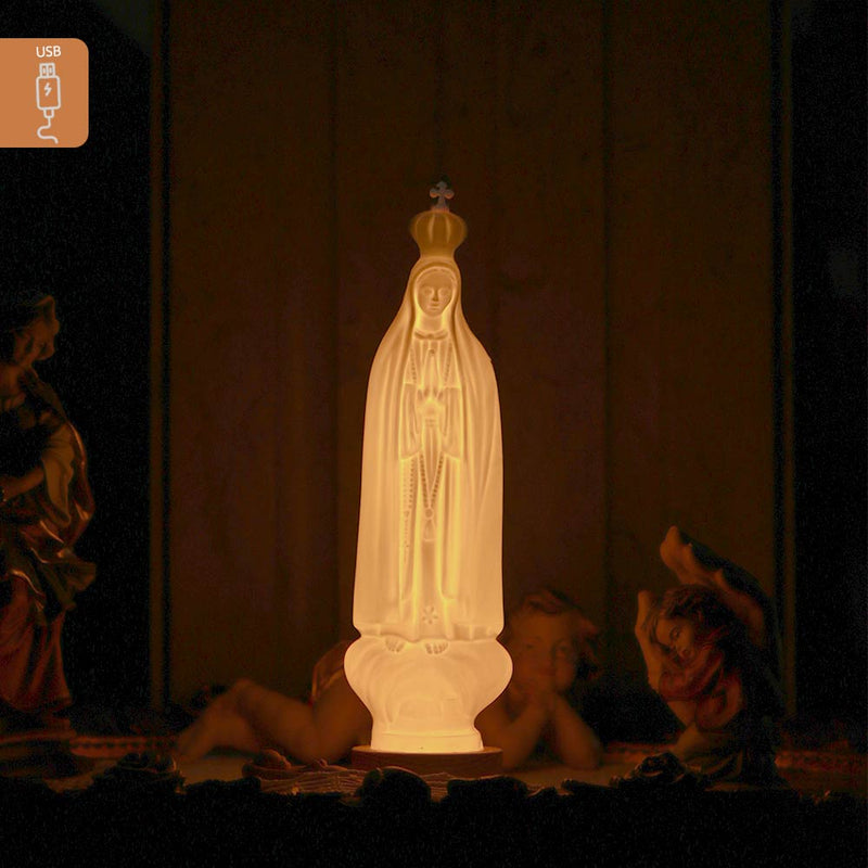 Illuminated Our Lady of Fatima - USB LED Lamp