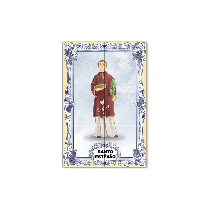 Saint Stephen Tile Panel 30 cm x 45 cm