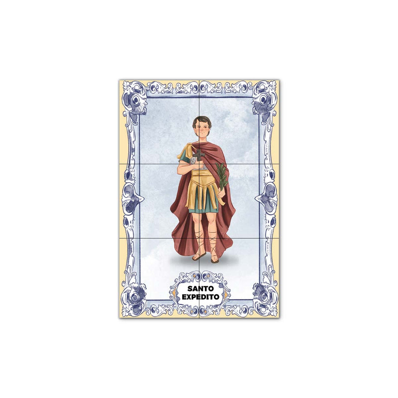 Saint Expeditus Tile Panel 30 cm x 45 cm