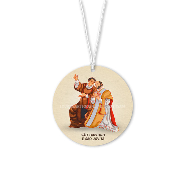 Saint Faustinus and Saint Jovita Car Air Freshener