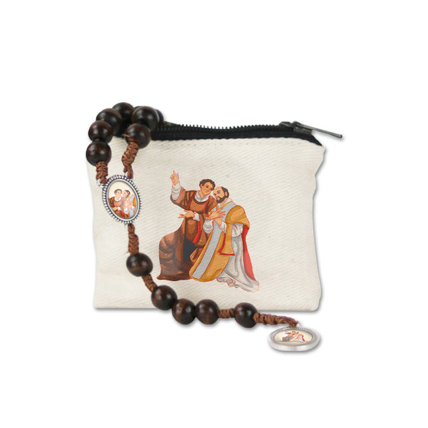 Wallet and Rosary of Saint Faustinus and Saint Jovita