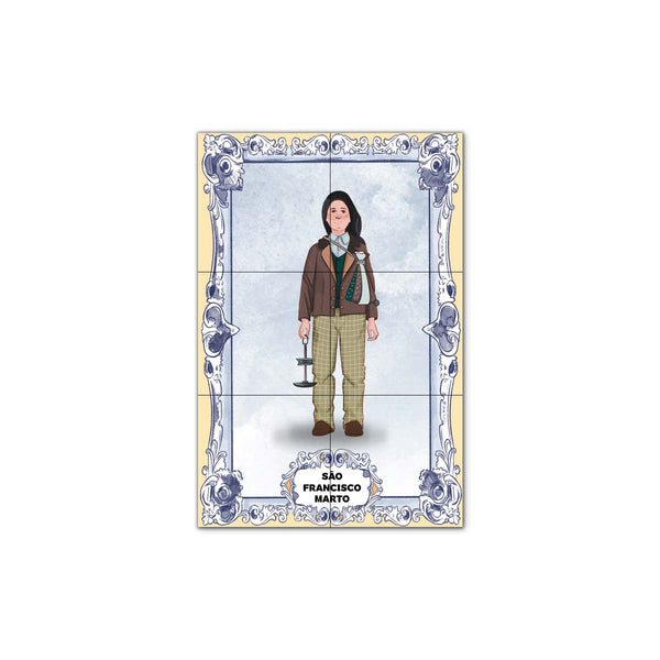 Saint Francisco Marto Tile Panel 30 cm x 45 cm