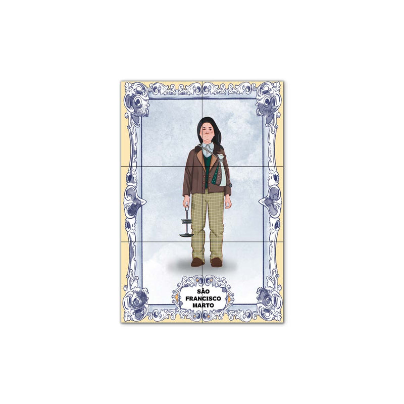 Saint Francisco Marto Tile Panel 30 cm x 45 cm