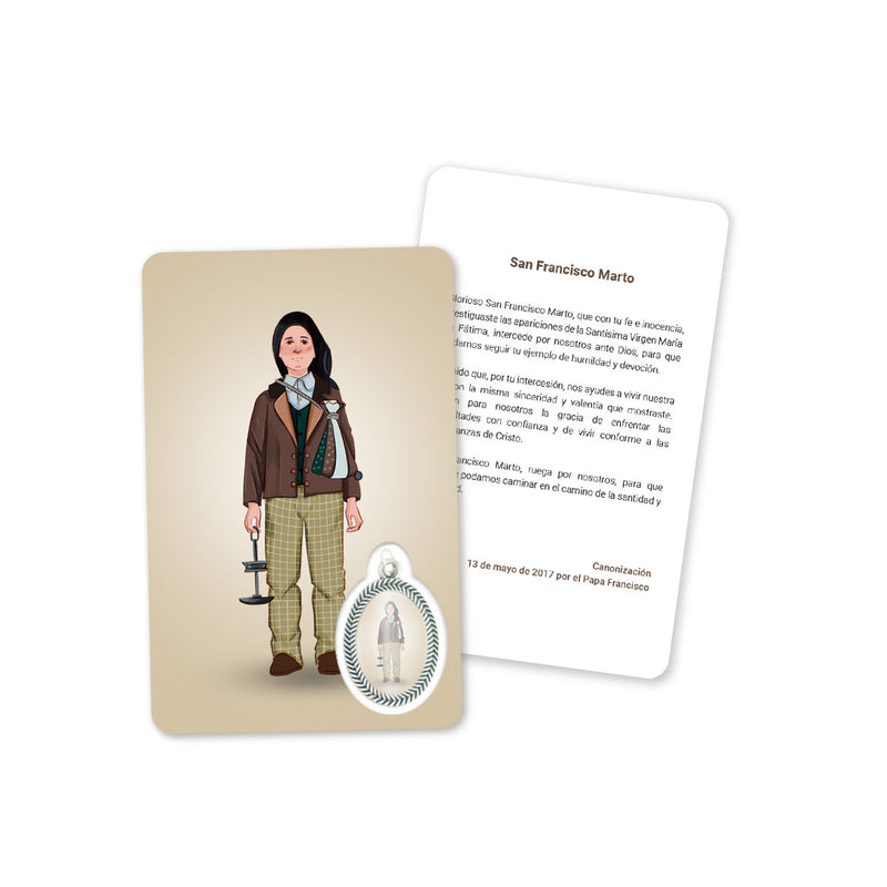 Prayer's card to Saint Francisco Marto