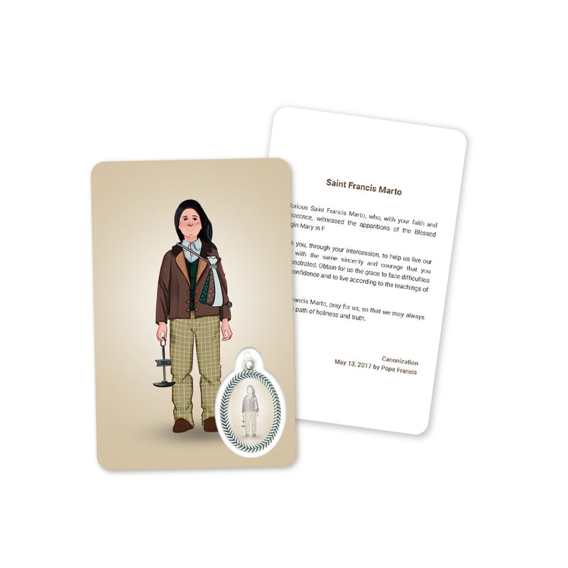 Prayer's card to Saint Francisco Marto