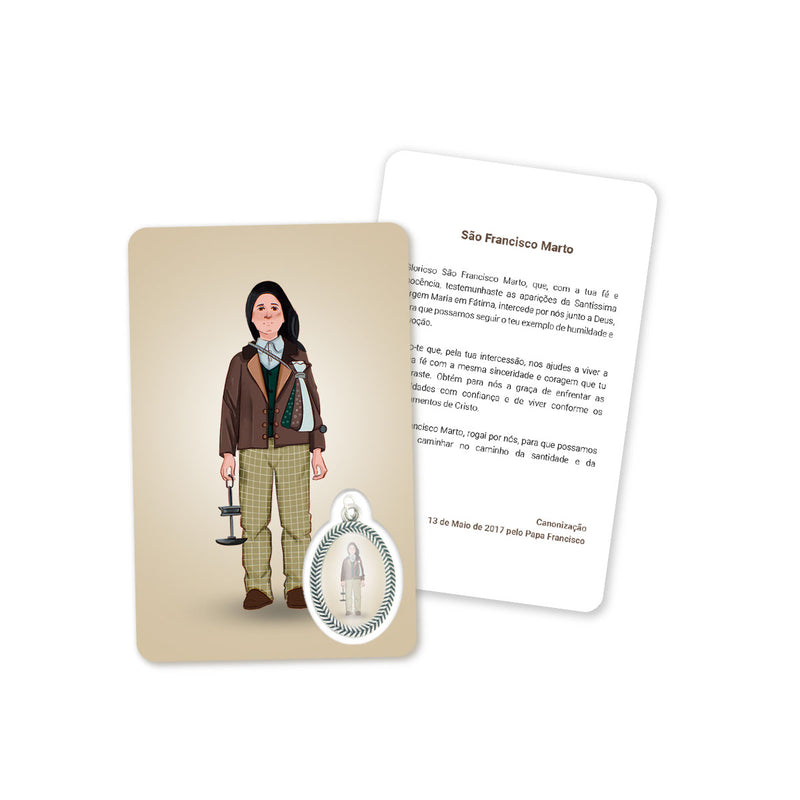 Prayer's card to Saint Francisco Marto