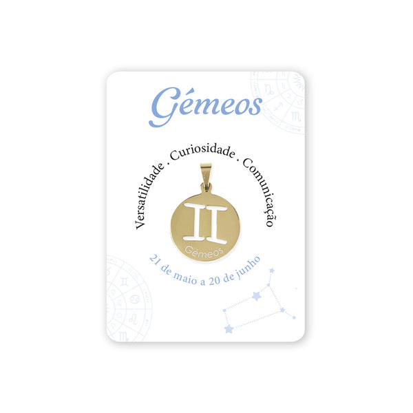 Gemini sign medal