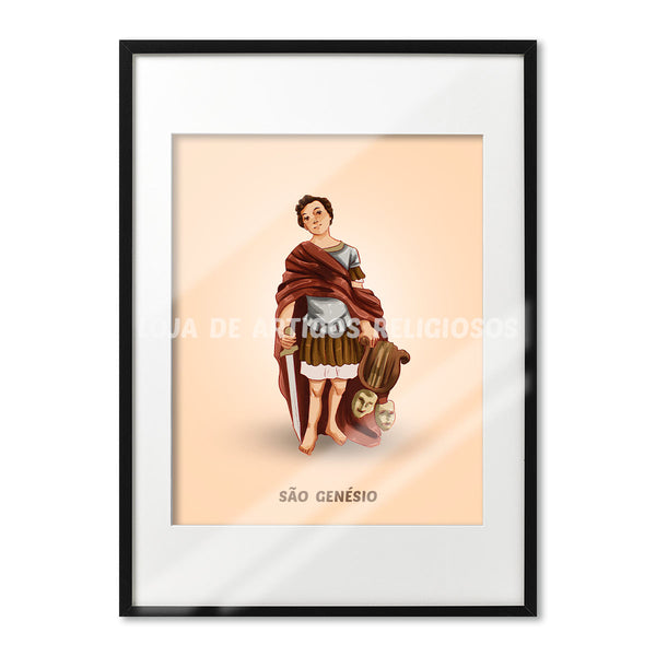Saint Genesius Poster