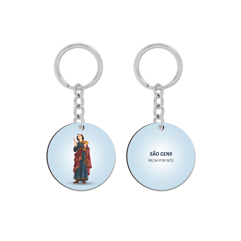 Saint Gens Keychain