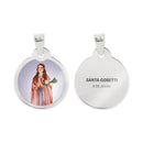 Saint Maria Goretti Steel Medal