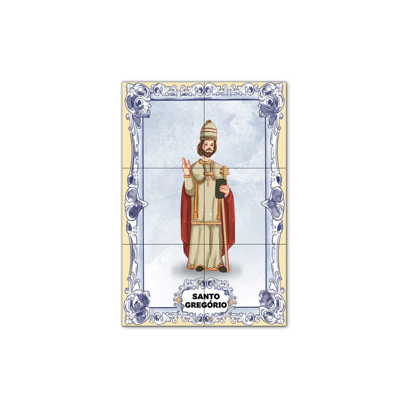 Saint Gregory Tile Panel 30 cm x 45 cm