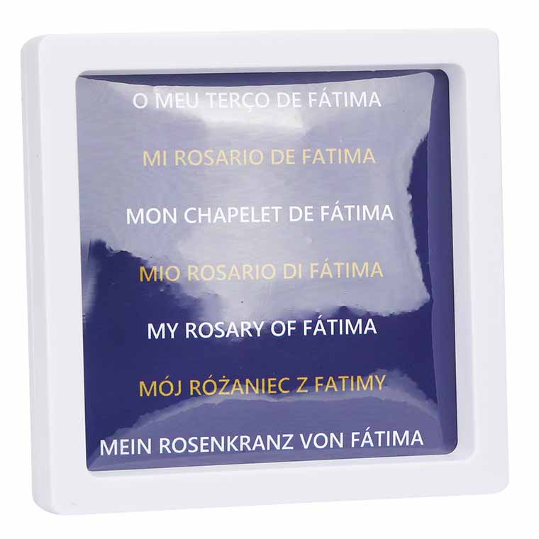 Rosary of Fatima pure crystal