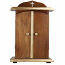 Wooden oratory with roses