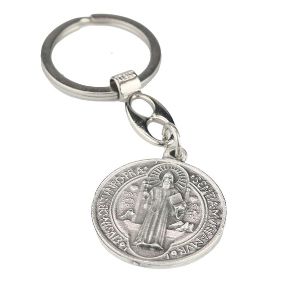 Saint Benedict keychain
