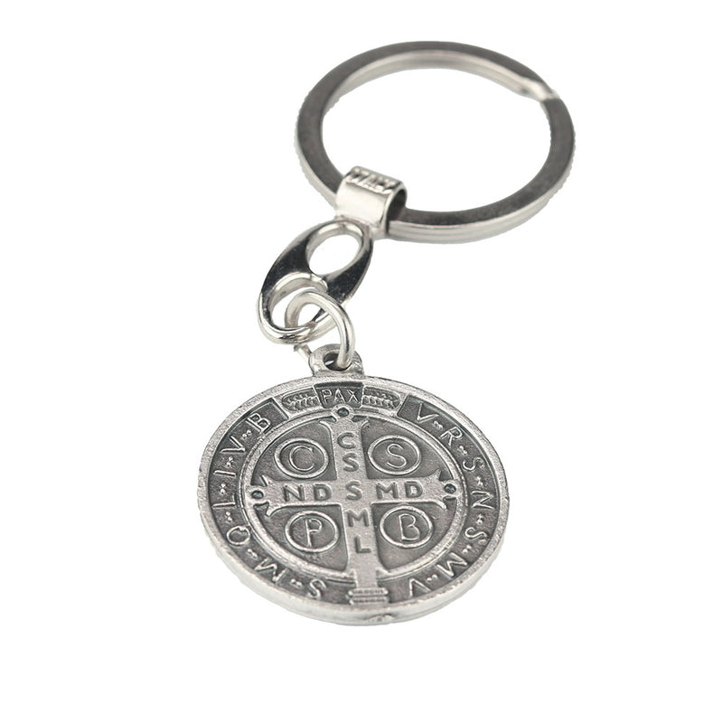 Saint Benedict keychain