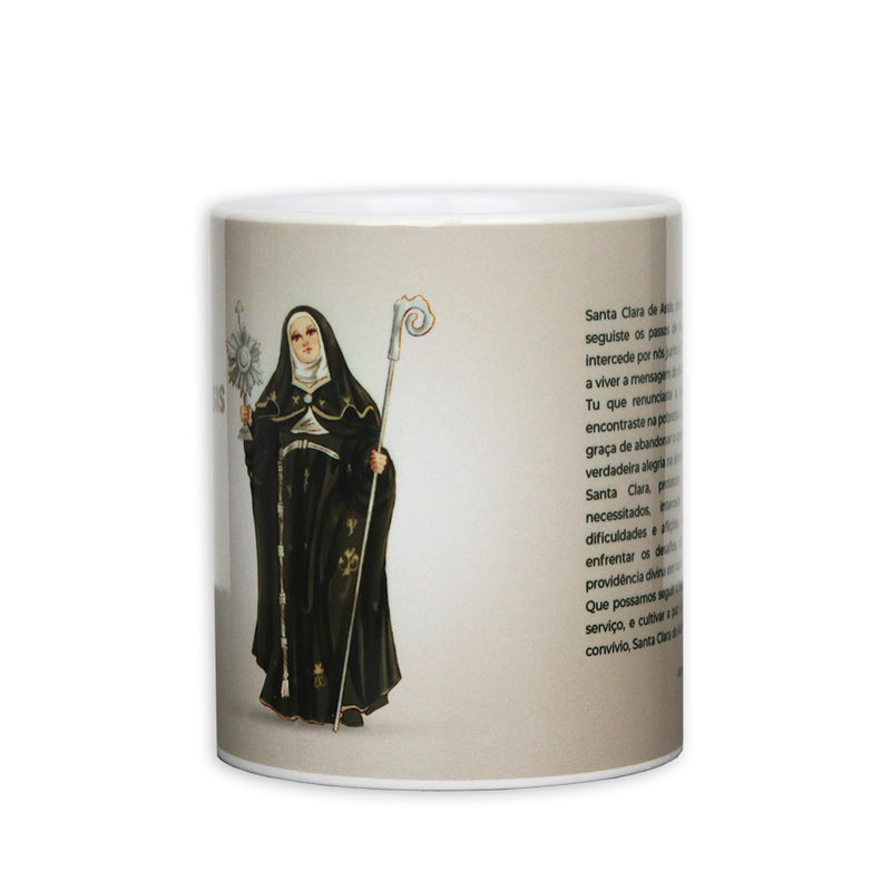 Tasse der Heiligen Klara von Assisi
