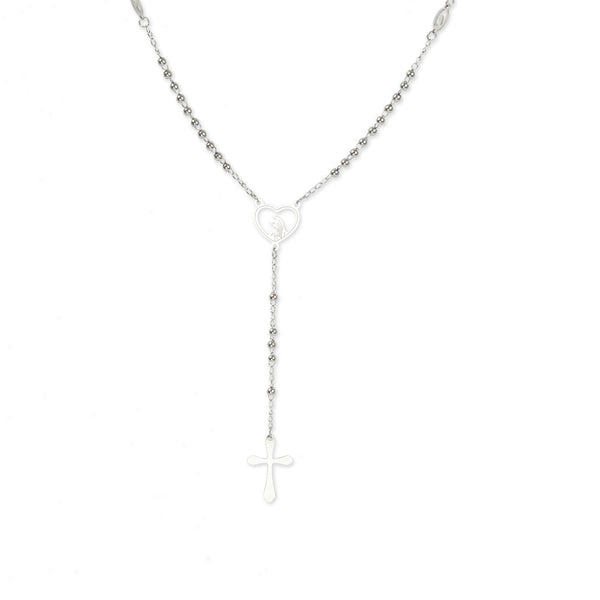Our Lady of Fátima stainless steel rosary