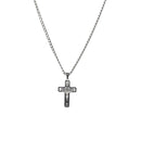 Necklace with silver crucifix