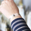 Our Lady Help of Christians fabric bracelet