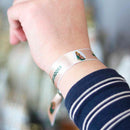 Our Lady Help of Christians fabric bracelet