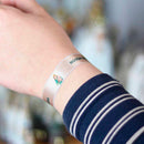 Our Lady Help of Christians fabric bracelet