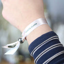 Saint Clare fabric bracelet