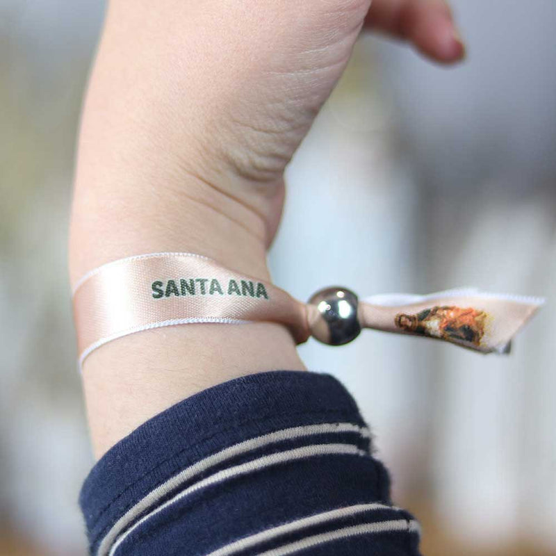 Saint Anna fabric bracelet