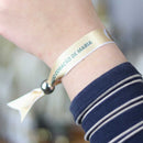 Sacred Heart of Mary fabric bracelet