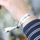 Saint Louis Gonzaga fabric bracelet