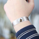 Saint Humbert fabric bracelet