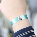 Saint Isidore fabric bracelet