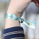 Saint Isidore fabric bracelet