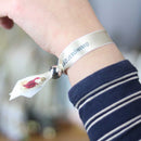 Saint Jerome fabric bracelet