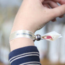 Saint Jerome fabric bracelet