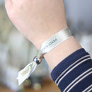 Saint Joan fabric bracelet