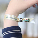 Saint Beatrice fabric bracelet