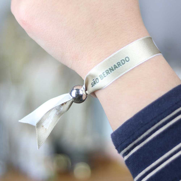 Saint Bernard fabric bracelet