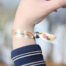 Saint Lawrence fabric bracelet