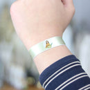 Saint Cecilia fabric bracelet