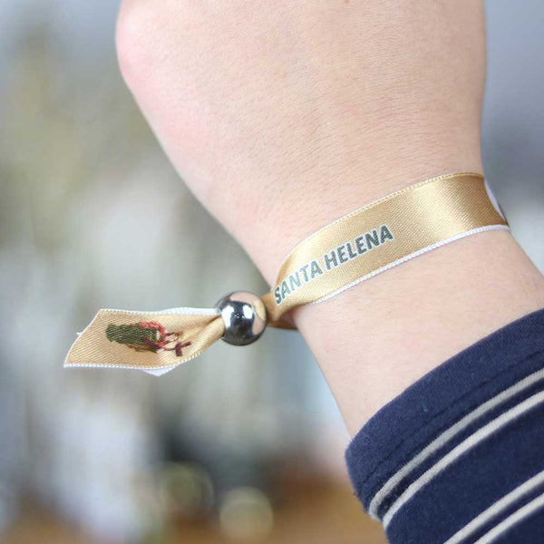 Saint Helena fabric bracelet
