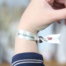 Saint Barbara fabric bracelet