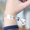 Saint Lazarus fabric bracelet