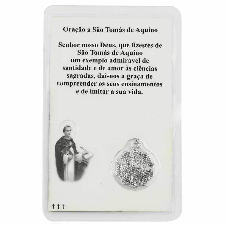 성 토마스 아퀴나스에게 기도하는 카드