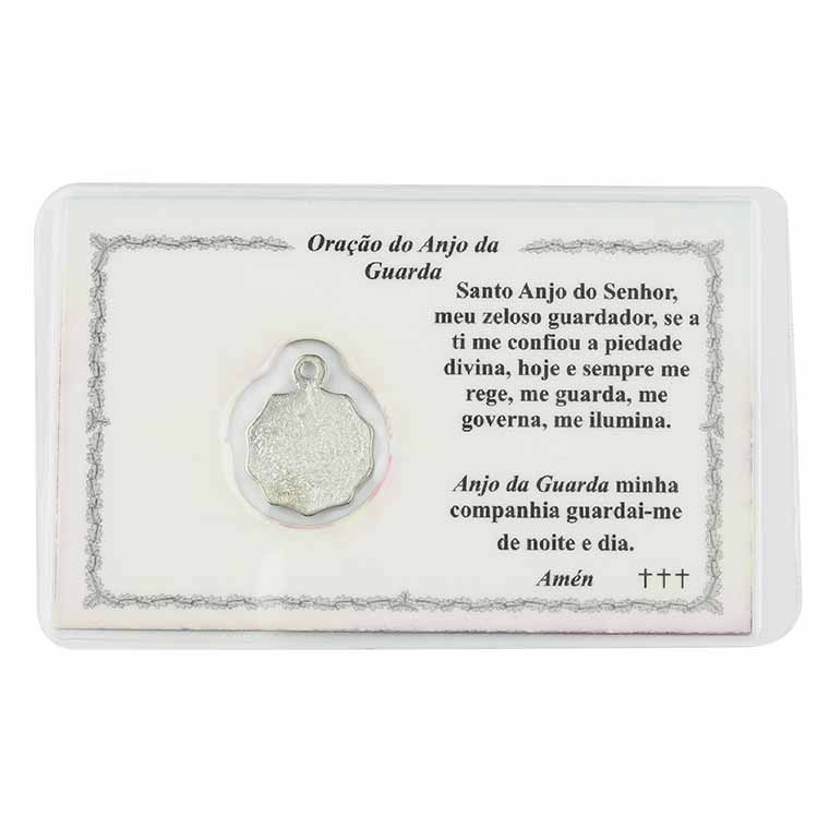 Card with prayer to Guardian Angel
